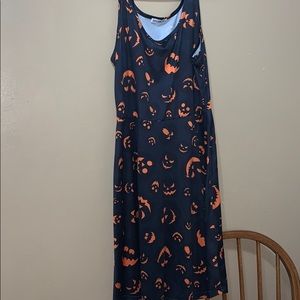 Jack o lantern face dress Halloween